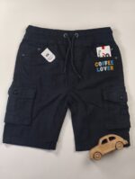 Coffee Lover Black Gabardine Shorts